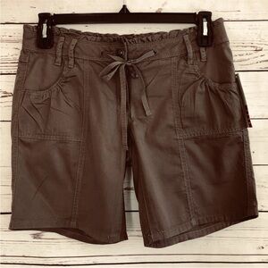 Elle Kohl’s Woman’s Casual Shorts SIZE 4 Brown St Tropez Pockets NWT $40